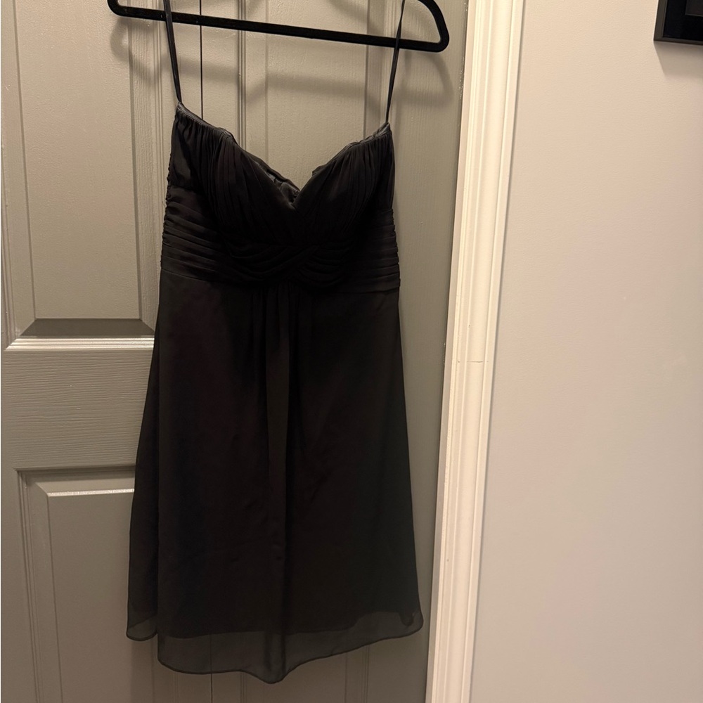 White House Black Market Elegant strapless Black Dress